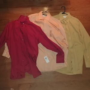 VanHeusen button down shirts.